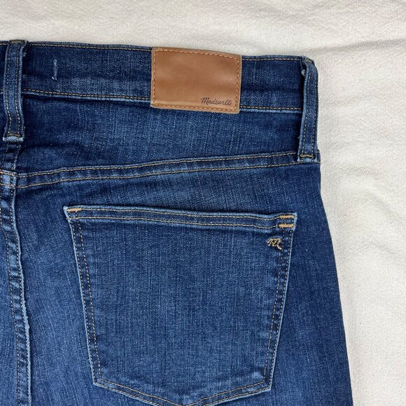 Madewell 9" Mid-Rise Skinny Jeans in Hayes Wash Size 32 Button Fly J9491 Denim - Picture 9 of 16